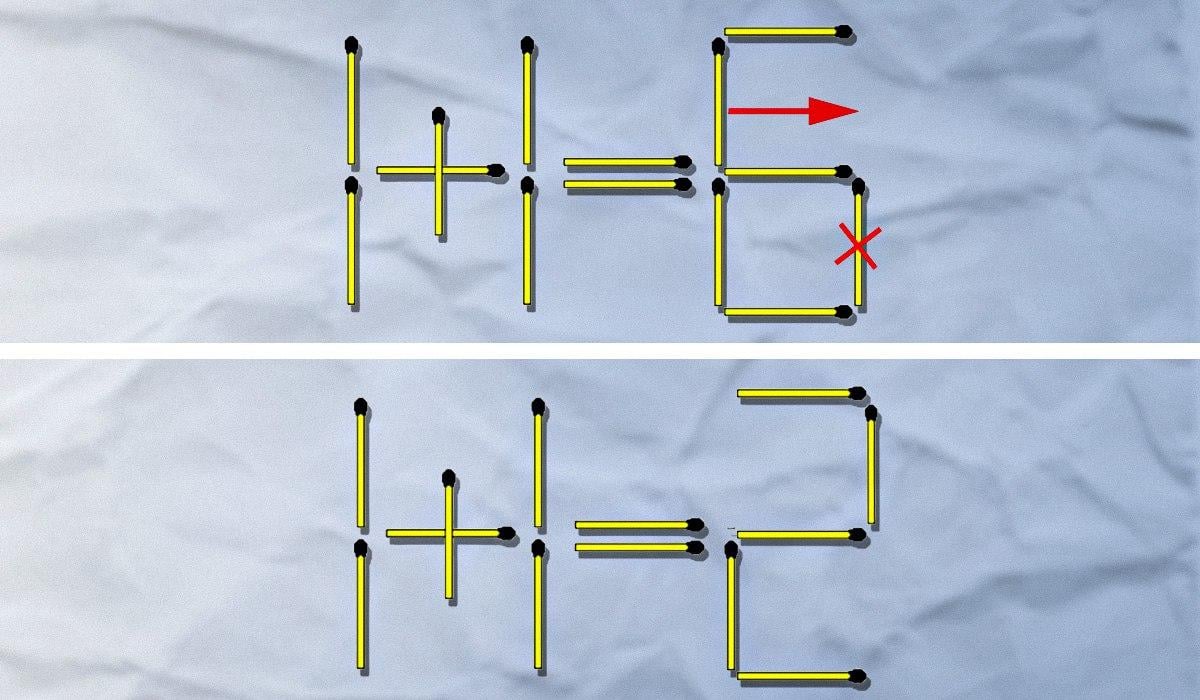 Jednu zápalku treba vyhodiť a druhú preložiť: náročný IQ test