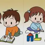 IQ test: musíte nájsť 3 rozdiely na obrázku detí s